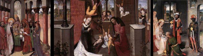 Triptych with Scenes from the Life of Christ, unknow artist